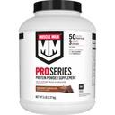 Muscle Lait Pro série Supplément en poudre de protéines, chocolat knockout, 5 livres, 28 portions, 50g de protéines, 3g de sucre, 20 vitamines et minéraux, NSF certifié pour le sport, récupération d'entraînement