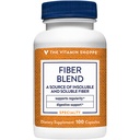 Le mélange de fibres de vitamine Shoppe, source naturelle de fibres insolubles et solubles, soutient la santé et la régularité digestives (100 capsules)