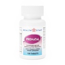 GeriCare Multivitamine prénatale par HealthStar pour maman et bébé en santé - Folate + Vitamine C + Vitamine D + Fer + Calcium + B12-100 Comprimés