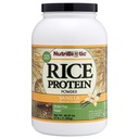 NutriBiotic – Vanilla Rice Protein, 3 Lb (1.36kg) | Low Carb, Keto-Friendly, Vegan, Raw Protein Powder | Grown & Processed without Chemicals, GMOs oder Gluten | Easy to Digest & Nutrient Rich