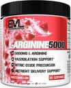 Evlution Nutrition Nitric Oxide Booster L-Arginin Ergänzung - Hohe Potenz Nitric Oxid Ergänzung mit 5000 mg L Arginin für Enhanced Pumps Energie Muskelwachstum und Vascularity NO Booster