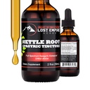Lost Empire Kräuter Nettle Root Extract Spagyric Tincture (2 fl oz) - Wild Harvested von Supplement für Männer, Urinary Function, BPH, Haarausfall - 3. Party Lab getestet