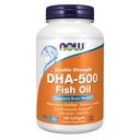 MAINTENANT compléments alimentaires, DHA-500 avec 250 EPA, Distillé moléculairement, soutient la santé cérébrale*, 180 softgels