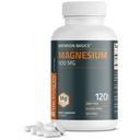 Bronson Magnesium 500 MG unterstützt Knochen- & Muskel-Gesundheit & Nervous Systemunterstützung - Non-GMO, 120 vegetarische Tabletten