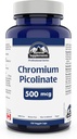 Suppléments du Sommet, Picolinate de chrome 500 Mcg, 150 Veggie Caps, Série professionnelle