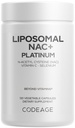 Codeage Liposomal NAC+ Platinum, N-Acetyl L-Cysteine, 120 Capsules