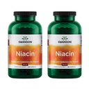 Swanson Niacine (B3) Cardio Soutien de la santé Métabolisme des glucides 500 Milligrammes 250 Capsules (2 Pack)