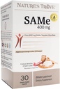 Nature's Trove SAM-e 400mg 30 Enteric Coated Caplets. Vegan, Kosher, Non-GMO, Soy Free, Gluten Free - Mood and Joint Support - Cold Form Blister Packed.
