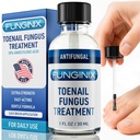 FUNGINIX Traitement des champignons des Toenail Extra Strength - Traitement des ongles antifongiques avec 10 % d'huile d'acide et d'arbre de thé non décylénique - Nourri par 15+ Huiles naturelles et botaniques - Fabriqué aux États-Unis (Packaging May Vary)