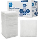 MED PRIDE 4'x 4'' Gauze, 200 Eponges chirurgicales 12 couches Absorbent extra de toute la gaze, non stérile' Idéal pour la dressage, la préparation, le frottement et le nettoyage