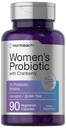 Horbäach Probiotique pour les femmes avec canneberge de 90 capsules végétariennes Supplément alimentaire avec 14 souches probiotiques