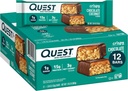 Quest Nutrition Crispy Chocolate Coconut Hero Protein Bar, 15g Protein, 1g Zucker, 3g Net Carbs, Gluten Free Protein Snack, Keto Friendly, 12 Count