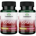 Swanson CoQ10 - Aide à la promotion de la santé cardiaque, du soutien énergétique et des aides dans l'ensemble du système cardiovasculaire Santé - Aide à maintenir le supplément de Coenzyme Q10 - (30 Softgels, 400mg chacun) (2 Pack)