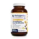 Métagène OmegaGenics Fish Oil EPA-DHA 720 mg - supplément d'huile de poisson Omega-3 - haute puissance - pour la santé cardiaque, la santé musculo-squelettique et la santé du système immunitaire* - avec DHA et EPA - 120 Softgels
