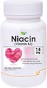 Générique VEDA Nutraceuticals 14mg Vitamine B3 avec Inositol 50mg Supplément - 60 Capsules de Veg