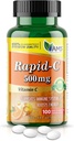 America Medic & Science Rapid-C 500mg Supplement - Vitamin C für Energieschub, Immunsystemunterstützung, Anti-Oxidant