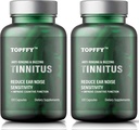 Relief d'acouphène pour les oreilles qui sonnent, 1200MG Supplément d'acouphène, pour la perte auditive et l'acouphène, 240 Softgels(2pack)