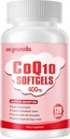 CoQ10-400mg-Softgels avec PQQ, BioPerine et Omega-3, Coenzyme Q10(Ubiquinone) Supplément pour haute absorption, puissant antioxydant, support coeur et production d'énergie, 120 portions
