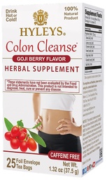 Hyleys Colon Cleanse Tea Goji Berry Flavor - 25 sachets de thé (1 paquet)