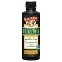 Barlean's Omega Twin Huile de lin liquide et supplément d'huile de lin pur avec Lignans, 6 010mg ALA et 465mg GLA Acides gras oméga de graines de lin organiques et de graines de lin pressées froides, 12 oz