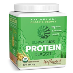 Sunwarrior poudre de protéines de riz brun avec des acides de Bcaa et d'Amino Riz brut protéines agiter sans gluten sans faible teneur en glucides sans produits laitiers.