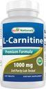 Meilleurs naturels L-Carnitine Fumarate 1000mg par comprimé - 120 Compte - Boosts Énergie Cellulaire