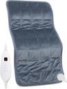 Weighted Heating Pad, 17''x 33" XXXL Extra-Large Electric Heat Pad for Back Pain Relief w/ 6 Heat Settings 2H Auto Shut-Off, w/4.9lbs BPA-Free Beads for Cramps Neck Shoulder Arms Legs Machine Washable