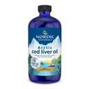 Nordic Naturals Arctic Cod Foie Oil, Orange - 16 oz - 1060 mg Total Oméga-3 avec EPA et DHA - Santé du coeur et du cerveau, immunité en santé, bien-être général - Non-OGM - 96 portions