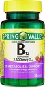 Jogi Vitamine B12 Comprimés à diffusion rapide Supplément alimentaire, 2 500 Mg, Saveur de cerise, 1 Comprimé par jour 60 Compte
