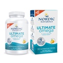 Nordic Naturals Ultimate Omega, Lemon Flavor - 210 gels mous - 1280 mg Omega-3 - Huile de poisson de haute puissance avec EPA et DHA - Promotion de la santé cérébrale et cardiaque - Non-OGM - 105 portions