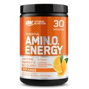 Optimum Nutrition Amino Energy - Pré-entraînement avec thé vert, BCAA, acides aminés, Keto Friendly, extrait de café vert, poudre d'énergie - refroidisseur orange, 30 portions (paquetage mai Vary)