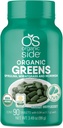 Verts organiques (spiruline, blé et moringa) 90 comprimés - riches en vitamines et minéraux - Super Greens 1100 mg - certifié USDA - non OGM - végétalien