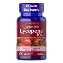 Puritan's Pride Premium Lycopène 10mg, complément alimentaire pour la prostate, l'antioxydant, la santé cardiaque et le soutien de la santé globale, 100 softgels à libération rapide