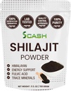 scalh 600 portions Shilajit poudre de supplément d'extrait sec, 5,3 once /150g, Shilajit minéral pur himalayen avec acide fulvic, composé de minéraux fulvic pour supplément énergétique