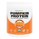 NaturesPlus Protéine de graines de citrouille biologique - .95 lbs Poudre de protéines végétaliennes - Supplément de protéines à haute énergie, favorise la santé de la prostate, apaise le malaise menstruel - Végétarien, sans gluten - 15 portions