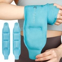 Comfytemp Wrist Ice Pack Wrap pour Carpal Tunnel Relief, 2 Packs, FSA Admissible, Gel Ice Packs pour blessures réutilisables pour la douleur à la main, Compression froide chaude Brace, Chirurgie Articles Cadeaux Hommes Femmes
