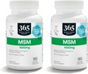 365 von Whole Foods Market, MSM 1000Mg, 90 Tabletten (Pack von 2)
