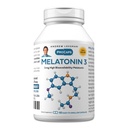 ANDREW MOINSMAN Melatonin-3 mg - 60 Capsules - Niveaux physiologiquement équilibrés pour favoriser naturellement le sommeil reposant. Réglemente le rythme circadien quotidien. Ça facilite le sommeil. Pas de gueule de bois matinale