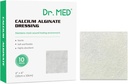Dr. Med Kalzium Alginat Wound Dressing 4"x4", 10 Individuelle Pack High Absorption Dressing Gauze, Non-Stick Pads, Weiche und bequeme Patch für Wund Pflege, schneller Heilung