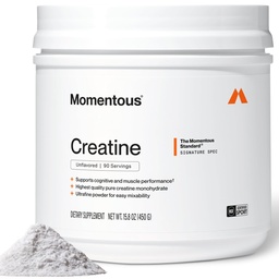 Poudre monohydratée de créatine - Poudre de créatine - Supporte la force, le muscle maigre, et la récupération pour les hommes et les femmes - NSF certifié pour le sport - 5 g par portion - 90 portions