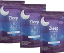 Zleep - Sleep Patches w/Dream Complex et Melatonine pour promouvoir la qualité du sommeil et réduire la fatigue (3 Pack, 90 Patches)