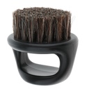 Salon Barber Bois Brisles Cheveux Brosse nettoyante pour homme Brosse à moustache - Noir