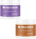 Amla Powder & Green Tea Superfood Supplement mit Elderberry & Kürbis Gewürze, Bio, Vegan, 30 Portionen