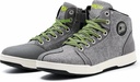 Chaussures de moto IRON JIA pour hommes, équipement antidérapant respirant, bottes de moto casual Powersport (Grey 8)