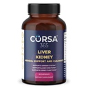 Complexe de nettoyage et de soutien du foie et du rein - Détox de nettoyage et de réparation du foie pour les hommes et les femmes - Supplément de restauration et de soutien du foie biologique - 60 capsules