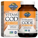 Garden of Life Vitamin Code Raw Vitamin C - 60 Capsules, 500mg Whole Food Vitamin C Capsules + Fruit & Veggie Blend & Probiotics, Supplements for Adults, Vegan, Gluten Free