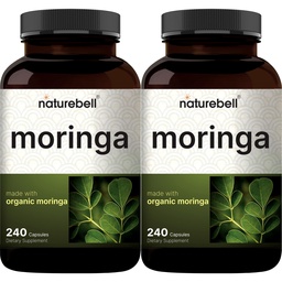 NatureBell Pure Moringa Capsules 8,000mg par portion (2 pack)