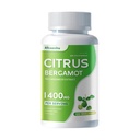 Organic Citrus Bergamot 1400mg, 120 Capsules -Citrus Bergamia - Huiles essentielles et bioflavonoïdes d'agrumes - Suppléments de santé cardiovasculaire naturels pour les femmes et les hommes - Pills non OGM