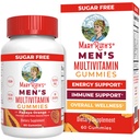 MaryRuth Organics Gummies multivitamines masculines de MaryRuth Vitamines végétales pour le soutien immunitaire de non-OGM et sans gluten de 0g de sucre par portion de 60 Nombre