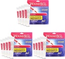 Poudre de Seaux Blessures 4 Chaque (paquet de 3) - Soins Blessures Premiers soins pour les coupures, les éraflures et les abrasions - S'arrête de saigner en secondes sans piqûres ni bandages - En sécurité et efficace pour les personnes de tous âges et les animaux